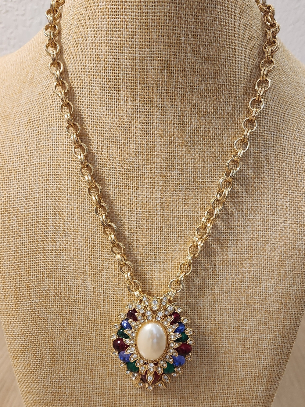Scaasi Necklace & Brooch Combination